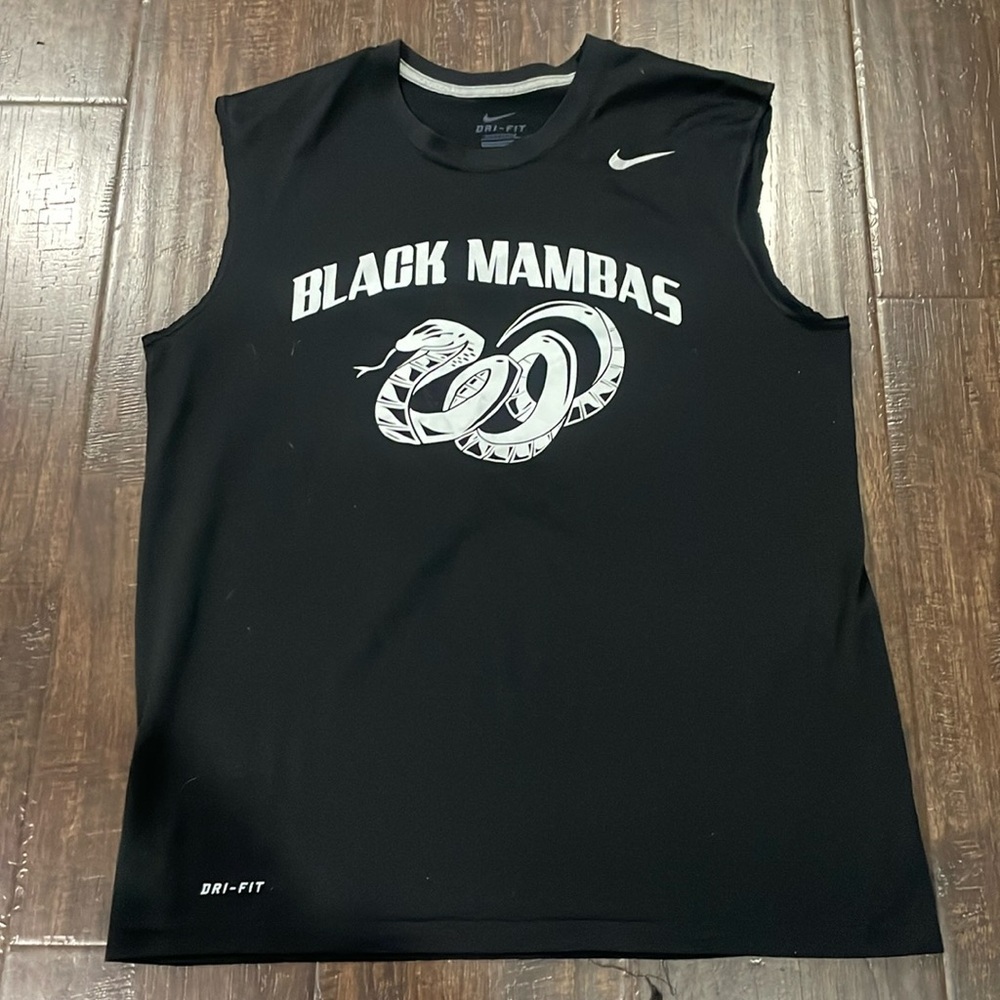 Nike Black Mambas Kobe tank top size M
